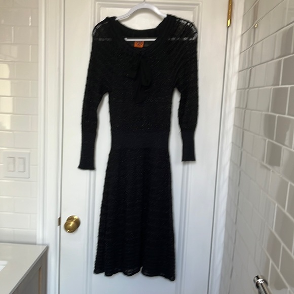 Tory Burch Knit Dress with Black Lurex thread - Picture 1 of 6